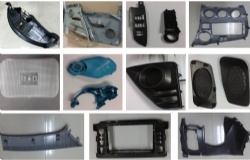 Injection molded plastic parts